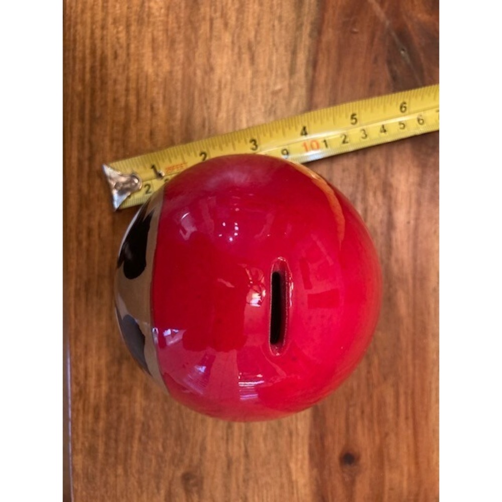 Ceramic Japanese Daruma‎ Figurine Coin Bank Good Luck Gift - Picture 6 of 7